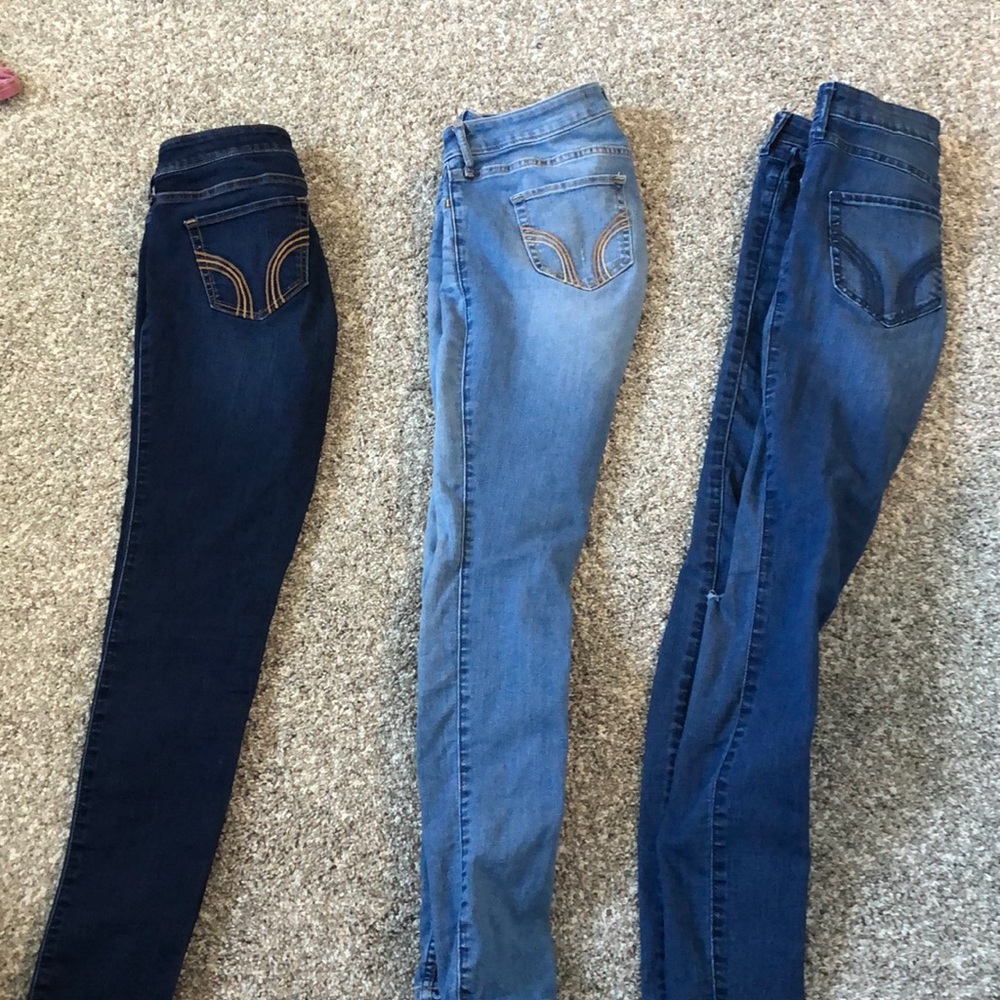 Hollister jeans size 3 bundle of 3 pairs